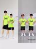Traje de Tiro Corrida Fitness Maratona Futebol Basquete Pular Corda Badminton Tênis de Mesa Camiseta Multifuncional