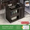Mesa de Chá Pequena Móvel para Casa Mesa de Chá Madeira Maciça Carrinho de Chá Chaleira de Água Armário de Chá Integrado com Rodas Mesa Lateral de Chá Bandeja de Chá Kung Fu