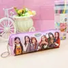 Han Xing accesorio tinta rosa straykids ive TWICE personalidad PU almacenamiento bolsa de papelería estuche de lápices accesorio estrella