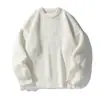 Suéter de Punto de Color Sólido de 14 Colores, Unisex, Capa Base, Tejido Grueso, Corte Holgado, Venta al por Mayor para Exportación