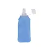 Botella de agua blanda transfronteriza, botella de agua plegable de TPU, botella de agua portátil, botella de agua deportiva de grado alimenticio para maratón todoterreno al aire libre