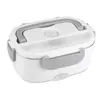 Caja de almuerzo eléctrica transfronteriza caja de almuerzo eléctrica para coche de acero inoxidable caja de almuerzo de doble voltaje caja de almuerzo aislada arroz caliente
