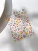 YITU Casca de Formiga Flor de Cinco Pétalas Adesivo para Nail Art Colorido Exquisito Flor Doce Adesivo Decorativo YT5897