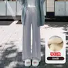 Calça pantalona de maternidade para primavera e outono, peça externa, novo estilo 2026, plus size para gravidez, sem suporte abdominal, sem aperto, calça casual de perna reta