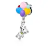 Globo Aerostático Serie Gota de Aceite Accesorios para Joyería Corazón de Dibujos Animados Globo Aerostático Hecho a Mano con Cuentas DIY Colgante Perforado Fábrica