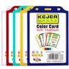 Fabricantes de fuentes Juego de tarjetas duras de color Keji al por mayor Juego de tarjetas extraíbles para permisos de trabajo transparentes y dobles brillantes para empleados al por mayor