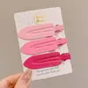 Pinzas de Colores Ovaladas para el Cabello de Niñas, Pinzas BB para Flequillo y Cabello Fino, Pinzas para el Pelo de Bebé Lindas de Cuadros de Gota de Agua