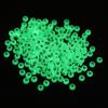 Cuentas luminosas al por mayor 7*4mm redondas hechas a mano amor luminosas tres cuentas sueltas DIY accesorios de cuentas para manualidades