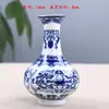Vaso Pequeno de Porcelana Azul e Branca Transfronteiriço Ornamento Cerâmico Vaso de Flores Mini Hidropônico Arranjo de Flores Retrô Recipiente para Flores da Cerimônia do Chá