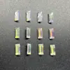 Fondo Puntiagudo Largo Multicolor Diamante Acrílico DIY Cristal Diamante de Forma Especial Funda para Teléfono Móvil Accesorios para Joyería de Perfume Diamante de Tira