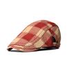 Sombrero de Verano Delgado Estilo Coreano Diseño de Nicho Sentido de Diseño Cuadros Progresivos Sombrero para Mujer Estilo Japonés Retro Versátil Cara Expuesta Sombrero Bailey Pequeño
