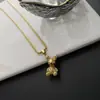Colar longo atmosférico de alta qualidade para mulheres, não desbota, luxo leve, nicho, corrente para suéter, outono e inverno de ponta, corrente para suéter, atacado