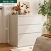 Gabinete con Cajones Almacenamiento en Pared para Recámara Gabinete con Cajones Simple Moderno Sala de Estar Gabinete Vertical Pequeño Cajón Blanco Gabinete con Cajones Gabinete al Pie de la Cama