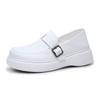 Zapatos de Enfermera Baisita para Mujer, Suela Suave, Transpirables, No Cansan, Antideslizantes, Resistentes al Desgaste, Suela Gruesa, Zapatos Blancos de Suela Suave, Zapatos Individuales para Mujer al por Mayor