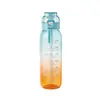 Combinación Seleccionada Cuidadosamente Taza Aromática Frutal para Jugar Taza de Agua Creativa Tritan Lujo Ligero Sensación de Alta Gama Con Popote Deportes Fitness para Niños