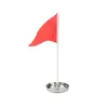 Accesorios de Golf Taza de Agujero de Acero Inoxidable Taza de Agujero de Putting Green Metálica Dispositivo de Práctica de Putting Taza de Agujero Bandera Roja Pequeña Suministros de Golf