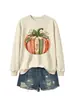 Libro de Calabaza Borde Dorado Comercio Electrónico Transfronterizo Amazon Mayorista Para Mujer Holgado Versátil Tallas Grandes Moda Casual Sudadera con Capucha
