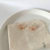 Pendientes de metal de moda con aguja de plata 925, estilo japonés y coreano, minimalistas, estilo frío, elegantes y a la moda para mujer, 2020