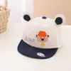 Gorro de Bebé Primavera y Verano Delgado Lindo para Bebé Súper Lindo Gorra de Pato Protección Solar y Sombrilla para Bebés Niños Estilo Coreano de Primavera y Otoño Moderno