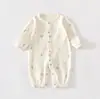 Roupas de Bebê, Macacões de Bebê, Tipo A de Algodão Puro Fino de Verão Macacões para Bebês, Pijamas de Manga Longa, Roupas para Ar Condicionado