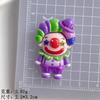 Serie Circo de Dibujos Animados accesorios de resina crema pegamento diy accesorios para el cabello cuerda para la cabeza colgante para funda de teléfono móvil lote de decoración de belleza