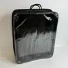 Bolsa de Armazenamento Transfronteiriça Bolsa de PVC Fabricante no Local Atacado à Prova de Poeira Transparente Não Tecido Bolsa com Zíper 14 Fios Super Transparente