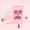 Bolsa cruzada de silicona creativa y linda para productos al contado transfronterizos, bolsa de almacenamiento con cremallera, venta al por mayor, cruzada portátil, funda para teléfono DIY