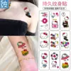 Adesivo de Tatuagem Hello Kitty Kurome à Prova d'Água Duradouro Desenho Animado Tatuagem Fofa Padrão Coração Girly ins