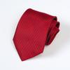 Azul Negocios Trabajo Profesional Traje Camisa Hombre Formal Rojo Atado a Mano Rayado Boda Novio