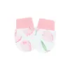 Guantes Pequeños Anti-arañazos para la Cara de Bebé Guantes Pequeños para Recién Nacido Guantes para Bebé Anti-mordeduras Cubre Pies de Algodón Anti-caídas Suministros Maternales e Infantiles