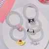 Cuerda para Cabeza de Línea Telefónica Cuerda de Bola para el Cabello de Niña Anillo para Cola de Caballo Goma Elástica Alta Tendón Accesorios para el Cabello para Mujeres y Niños