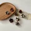 Exquisitos Accesorios para el Cabello de Lujo Ligero con Flores de Ácido Acético, Tamaño Pequeño, Pinza para el Cabello, Clip Lateral, Clip para Flequillo, Horquilla Pequeña, Pinza para el Cabello para Mujeres