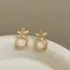 Pendientes de Plata de Ley 925 con Aguja, Diamante, Geométricos, Huecos, Ovalados, de Flor, Estilo Ins, Celebridad de Internet, Elegantes, Moda Vintage