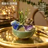 Plantas en maceta de cristal natural con los doce signos del zodíaco, bonsái de piedra en bruto de amatista y citrino, decoraciones de escritorio para la oficina y el hogar para la fortuna al por mayor