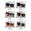 Óculos de Sol Feminino High-end Sense 2024 Tendência Moda Europeu e Americano Proteção UV Estilo Coreano Retrô Quadrado Óculos de Sol
