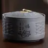 Cinzeiro de Areia Roxa WG6Q com Tampa Anti-Cinzas Médio Cerâmica Sala de Estar Escritório Extinção de Fumaça Acessórios Retro para Casa