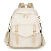 Mochila Simple Nueva de Nylon para Mujer, Versátil Casual de Gran Capacidad para Estudiantes, Bolso de Hombro Multiusos para el Trabajo y Salir
