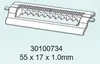 Las cuchillas de acero inoxidable para pelar se pueden tratar térmicamente con temple y se pueden usar para rebanar y cortar en tiras. El Material de Acero Inoxidable OEM es Duradero