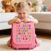 Pegatinas de Letras de Amazon Impermeables para Niños DIY Libro de Dibujo Armario de Almacenamiento para Libros de Texto Pegatinas de Números de Dibujos Animados Coloridas Autoadhesivas