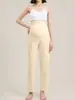 Pantalones de Pijama de Maternidad No Aprietan la Barriga Para Personas Bajas 2026 Nuevo Estilo Talla Grande Cintura Alta para Embarazo Verano Delgados Pantalones de Maternidad