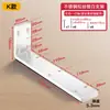Soporte de Ángulo Recto de Acero Inoxidable Panel de Carga Soporte Derecho Fijación a Pared Gabinete de TV Colgante