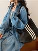 Bolso de Lona de Gran Capacidad Estilo Perezoso Nuevo Bolso de Hombro de Otoño e Invierno para Mujer 2025 Moda Bolso de Mano para Estudiante Bolso Tote