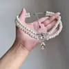 El Color Vintage es un Poema Fluido. Collar de Cadena para Clavícula con Cuentas de Flores de Colores