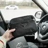Bolso cruzado de pecho para hombre Prada de nailon reciclado impermeable para teléfono Bolso de cintura Bolso de hombro de nailon para hombre