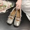 Bailarinas Nuevas Estilo Francés para Mujer 2026 con Aumento Interno de Altura de 4CM, Correas Cruzadas, Lazo, Zapatos Mary Jane de Suela Suave