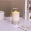 Venta Caliente Transfronteriza Vela Digital Led Muebles para el Hogar Espolvoreada con Polvo Navidad Día de San Valentín Luz de Atmósfera para Escritorio Creativa