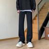 Estilo americano jeans retrô masculino outono reto slim-fit calças retas high street vibe filhotes calças casuais bonitas