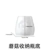 Zongbo Cabeza de Ardilla de Silicona Casa de Hongos Tarro de Almacenamiento Molde de Silicona Velero de Aromaterapia DIY Adorno para Taza de Velas Molde de Yeso