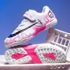 Zapatos de fútbol de caña alta transfronterizos para hombre, tacos TF para adultos y niños, zapatos de entrenamiento para jóvenes, zapatos deportivos profesionales para estudiantes, otros