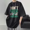 Camiseta Suelta de Manga Corta Estilo Nuevo de Verano para Hombre, Camiseta de Moda Casual de Media Manga Tendencia, Camiseta Básica de Manga Tres Cuartos